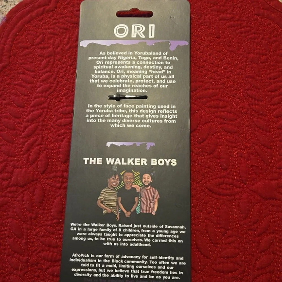 ♥️5 for $25♥️ Afropick Metal "Ori" - Unisex - Picture 7 of 7